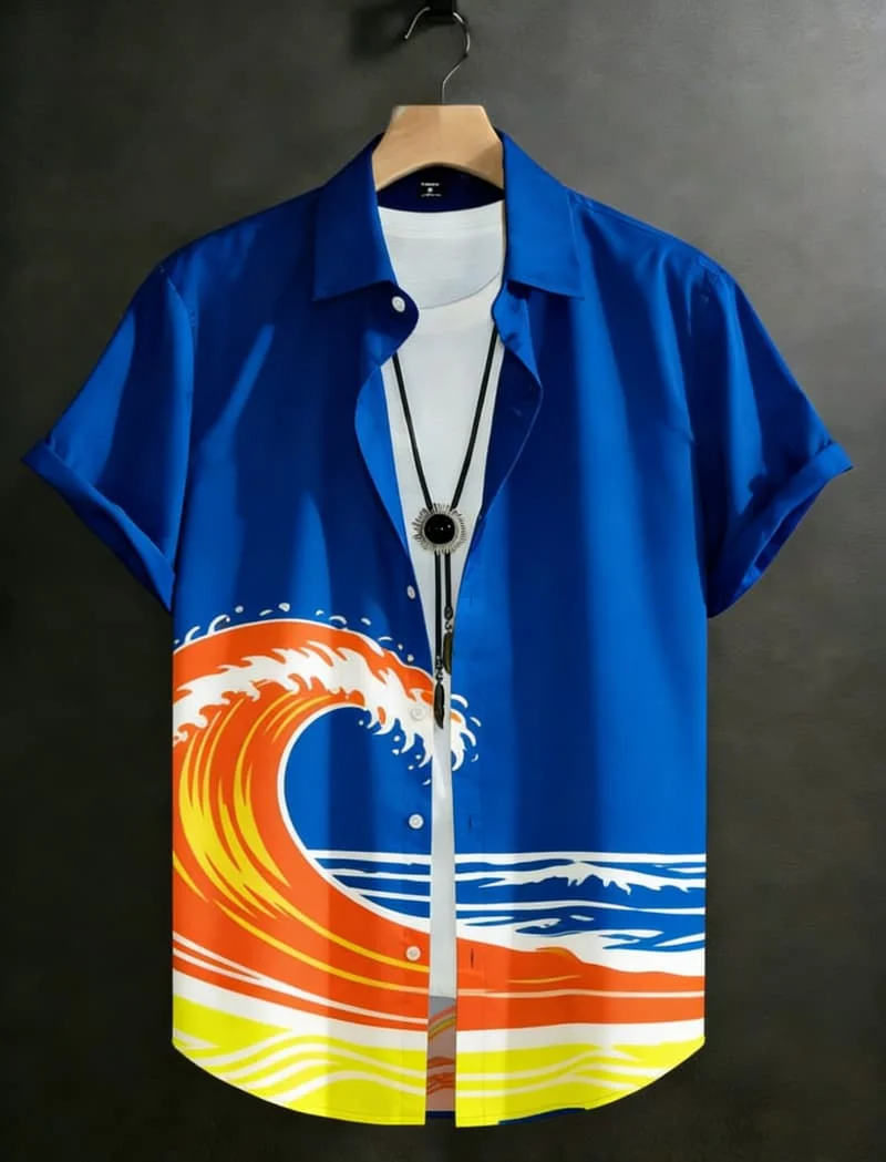Men's Trendy Multi Style Print Short Sleeve Shirt Summer Casual Fashion For Daily Wear Holiday Vacation And Street Style Outfits
Men's Trendy Multi Style Print Short Sleeve Shirt Summer Casual Fashion For Daily Wear Holiday Vacation And Street Style Outfits