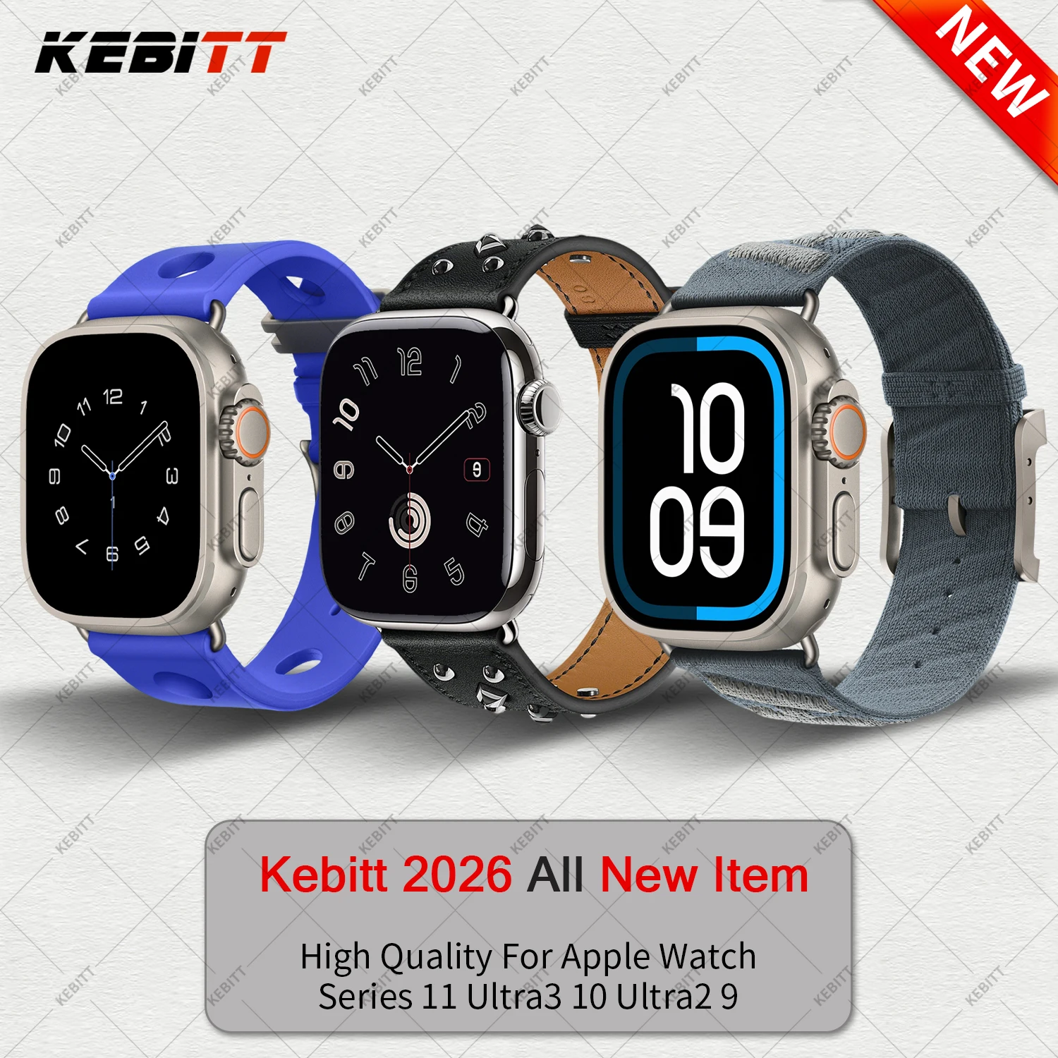 Kebitt 2026 New Scub’H Diving Strap Single Tour Bands For Apple Watch Ultra 3 2 Series 11 10 9 8 7 46mm 45mm 49mm
Kebitt 2026 New Scub’H Diving Strap Single Tour Bands For Apple Watch Ultra 3 2 Series 11 10 9 8 7 46mm 45mm 49mm