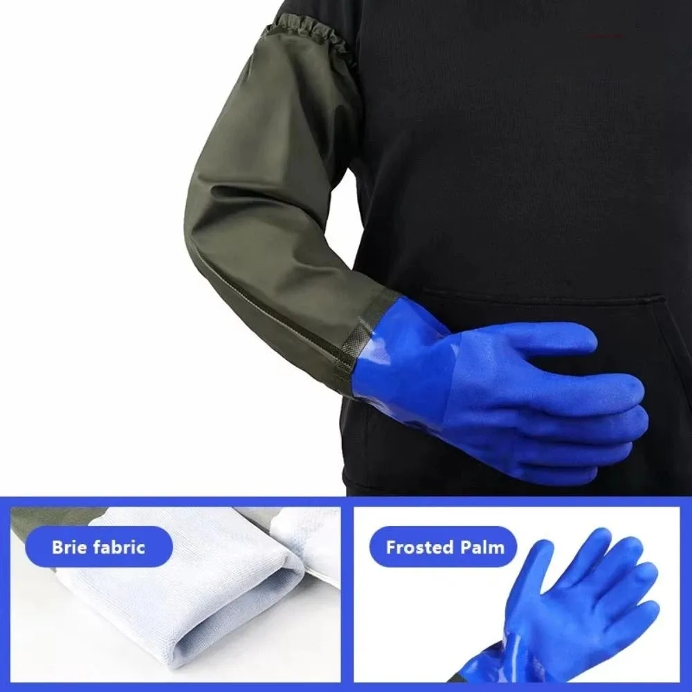 Heavy Duty Long Rubber Gloves 70cm Thickened Drain Cleaning Gloves Non-Slip Velvet Lining Chemical Resistant Glove Construction
Heavy Duty Long Rubber Gloves 70cm Thickened Drain Cleaning Gloves Non-Slip Velvet Lining Chemical Resistant Glove Construction
