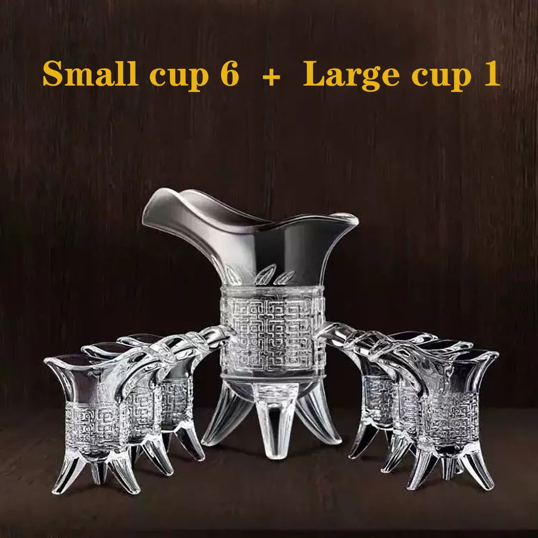 Emperor wine Tripod Cup Chinese Ancient Drink Vessel Unique Decanter for Resort
Emperor wine Tripod Cup Chinese Ancient Drink Vessel Unique Decanter for Resort