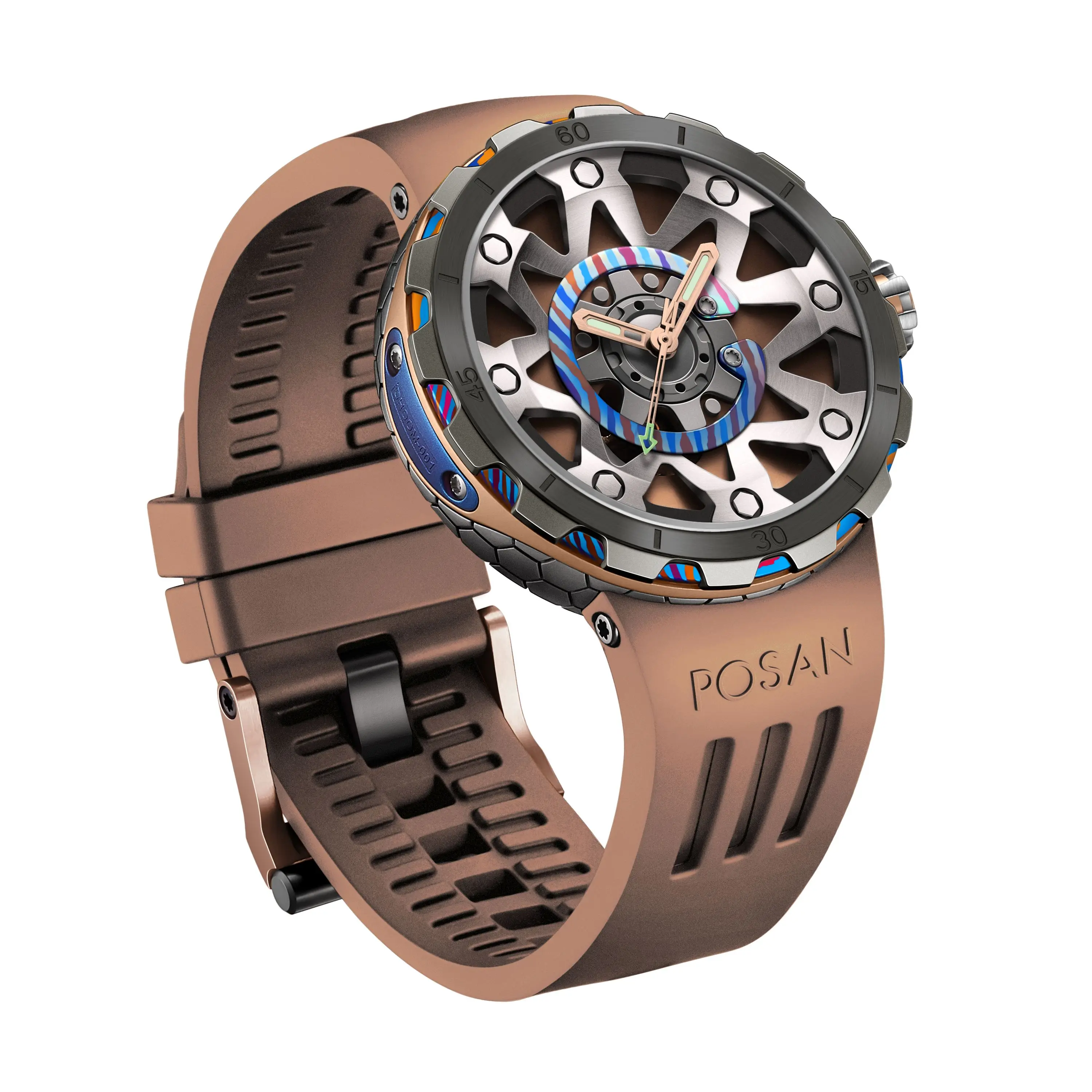 POSAN classic mechanical men's new mechanical watch business men's watch 30m waterproof folding buckle rubber strap
POSAN classic mechanical men's new mechanical watch business men's watch 30m waterproof folding buckle rubber strap