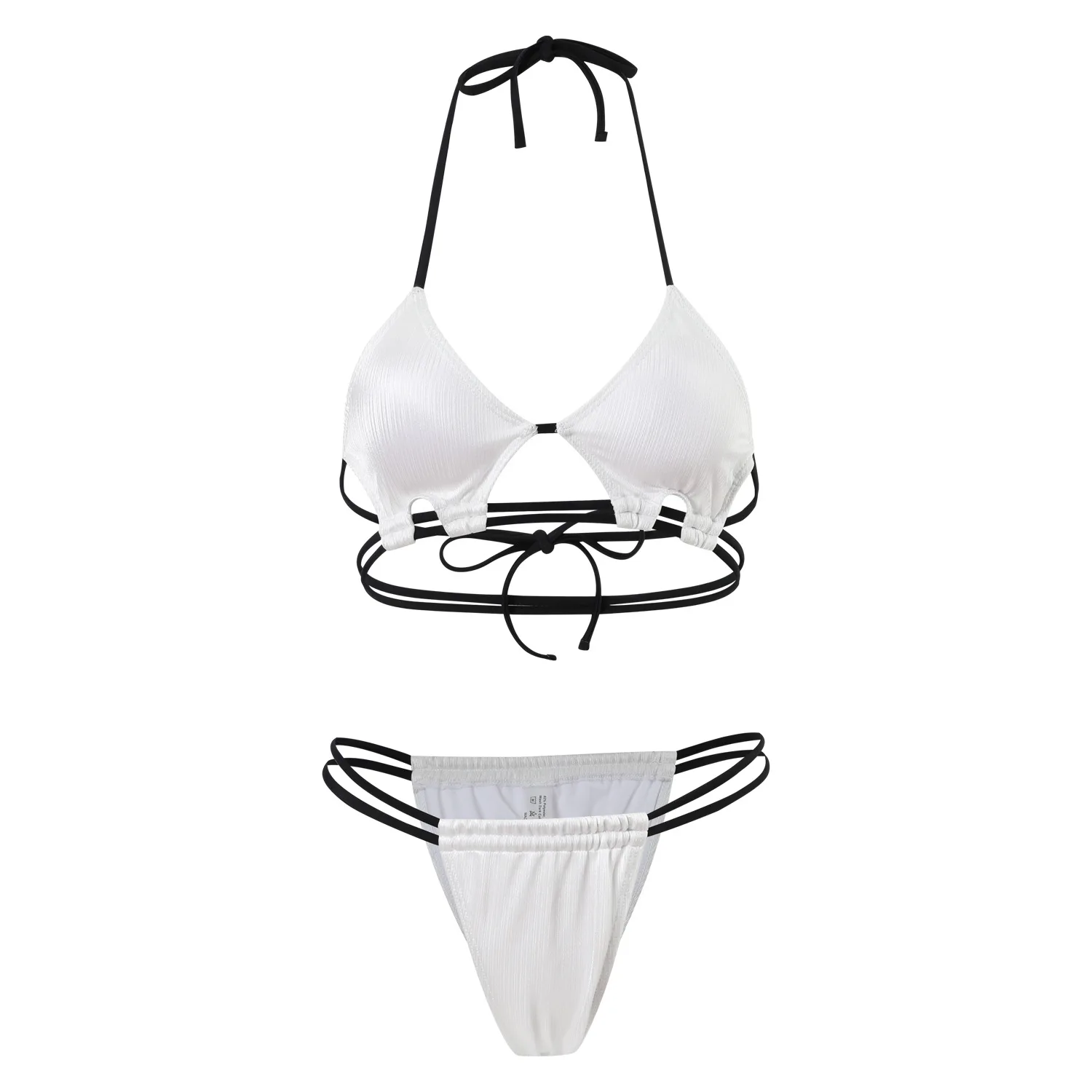 New Trend Beach Swimwear 2025 Women's Sexy Bikini Set Cross Back Design Women Halter Swimsuit Summer Vacation Two Pieces Solid
New Trend Beach Swimwear 2025 Women's Sexy Bikini Set Cross Back Design Women Halter Swimsuit Summer Vacation Two Pieces Solid