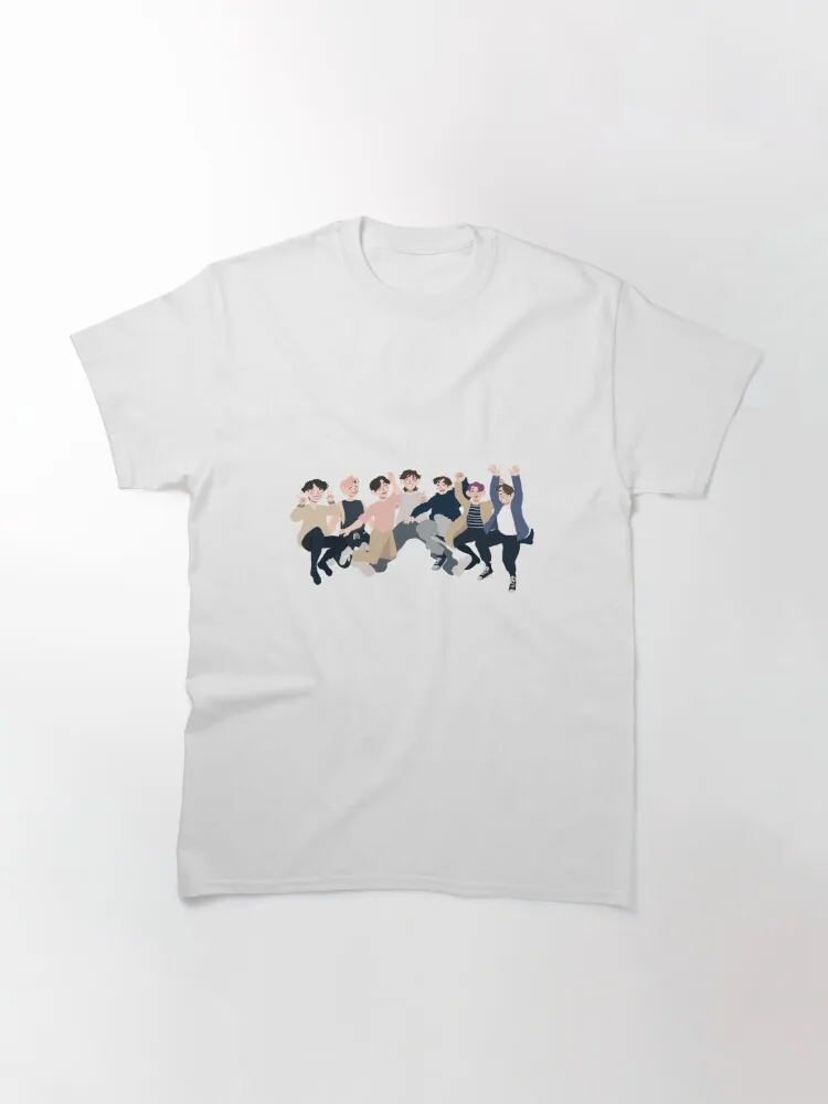 Классическая футболка GOT7 FOREVER (group), повседневные футболки с круглым вырезом, уличная одежда, новые модные топы, футболки
Классическая футболка GOT7 FOREVER (group), повседневные футболки с круглым вырезом, уличная одежда, новые модные топы, футболки