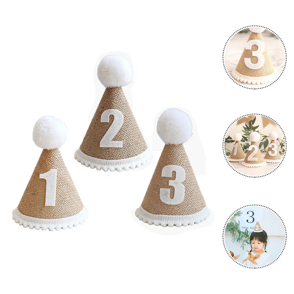 6Pcs Kid Birthday Caps Linen Hats Creative Decorative Party Accessories Lovely for Child Events Kid Birthday Hats
6Pcs Kid Birthday Caps Linen Hats Creative Decorative Party Accessories Lovely for Child Events Kid Birthday Hats