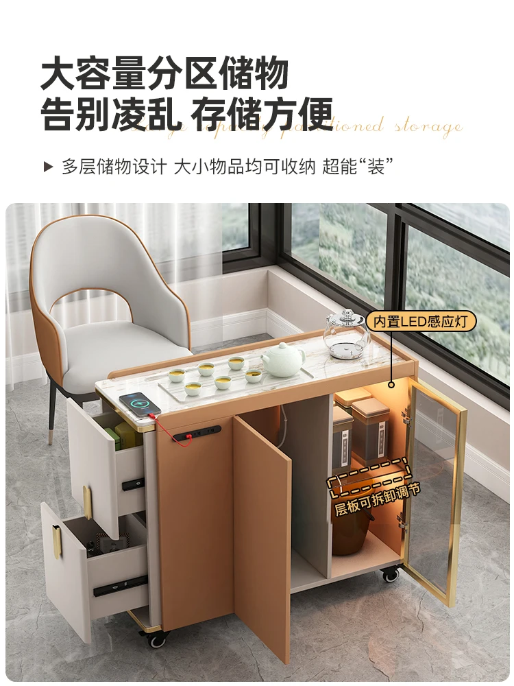 Мобильный небольшой чайный столик Rockboard, чайник, семейная гостиная, диван, комбинация чайного столика и стула кунг-фу
Мобильный небольшой чайный столик Rockboard, чайник, семейная гостиная, диван, комбинация чайного столика и стула кунг-фу