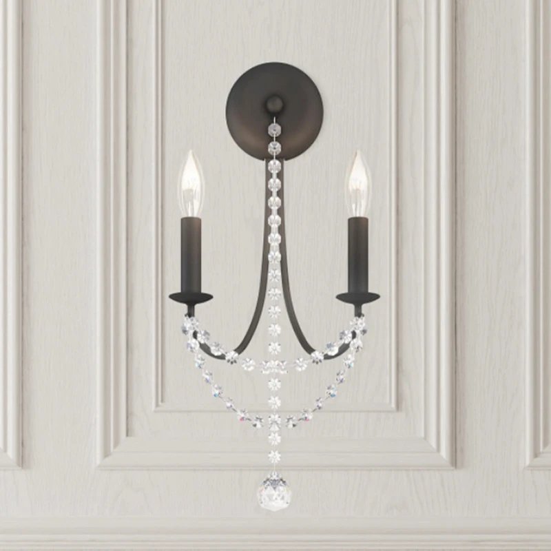 American Wall Lamp Crystal Luxury and Atmospheric Restaurant Study Bedroom Wall Lamp Living Room Wall Lamp
American Wall Lamp Crystal Luxury and Atmospheric Restaurant Study Bedroom Wall Lamp Living Room Wall Lamp