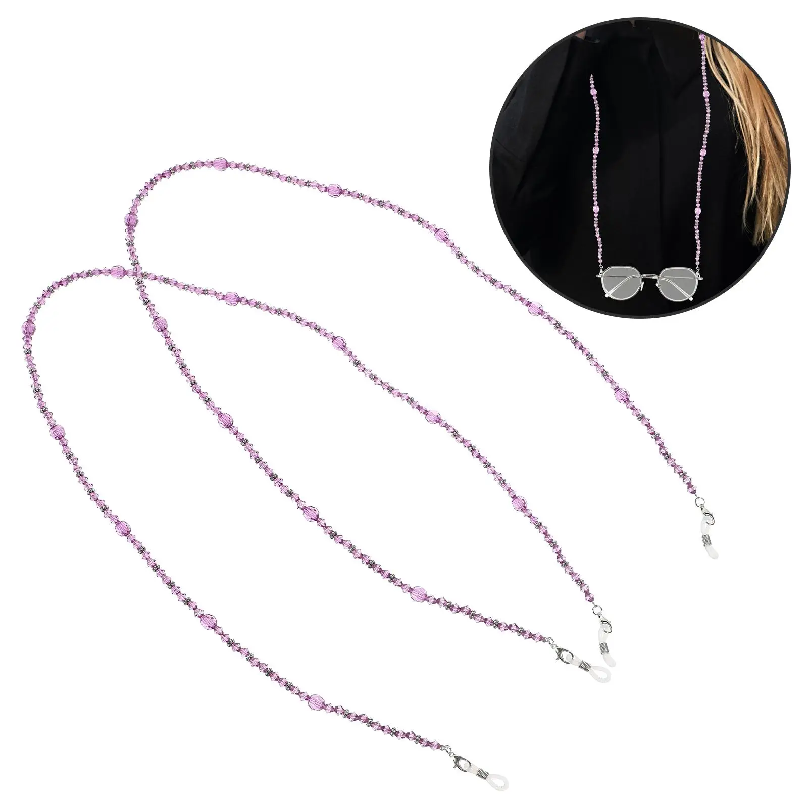 2Pcs Glasses Chain Eyeglass Holders Around Neck Comfortable Safe Sunglasses Clip Handmade Beading Chain For Sports Travel
2Pcs Glasses Chain Eyeglass Holders Around Neck Comfortable Safe Sunglasses Clip Handmade Beading Chain For Sports Travel
