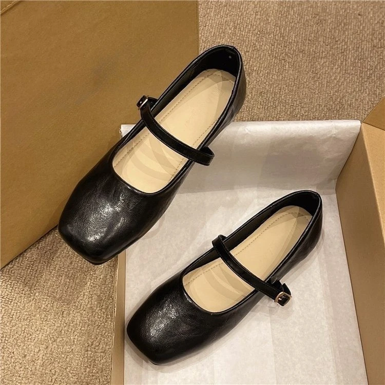 Women Ballet Flats Comfortable Square Toe Shoes Street Style Soft Leather Ladies Eelgant Dress Mary Jane Shoes
Women Ballet Flats Comfortable Square Toe Shoes Street Style Soft Leather Ladies Eelgant Dress Mary Jane Shoes