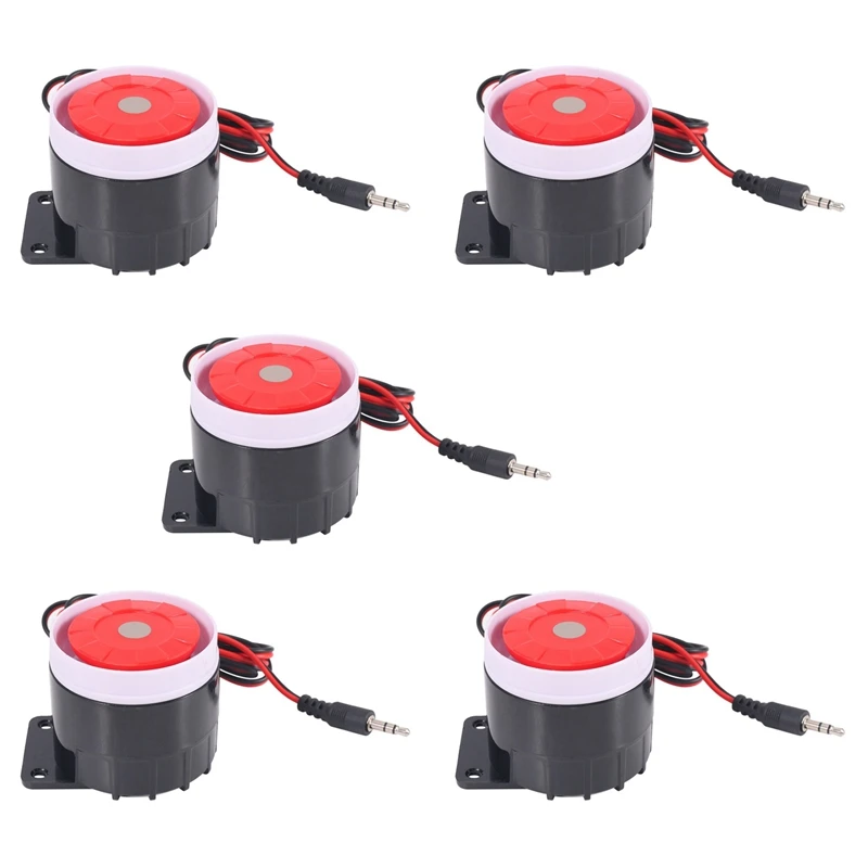 2025 New-5X Wired Mini Siren For Home Security Alarm System Horn Siren 120DB 12V
2025 New-5X Wired Mini Siren For Home Security Alarm System Horn Siren 120DB 12V