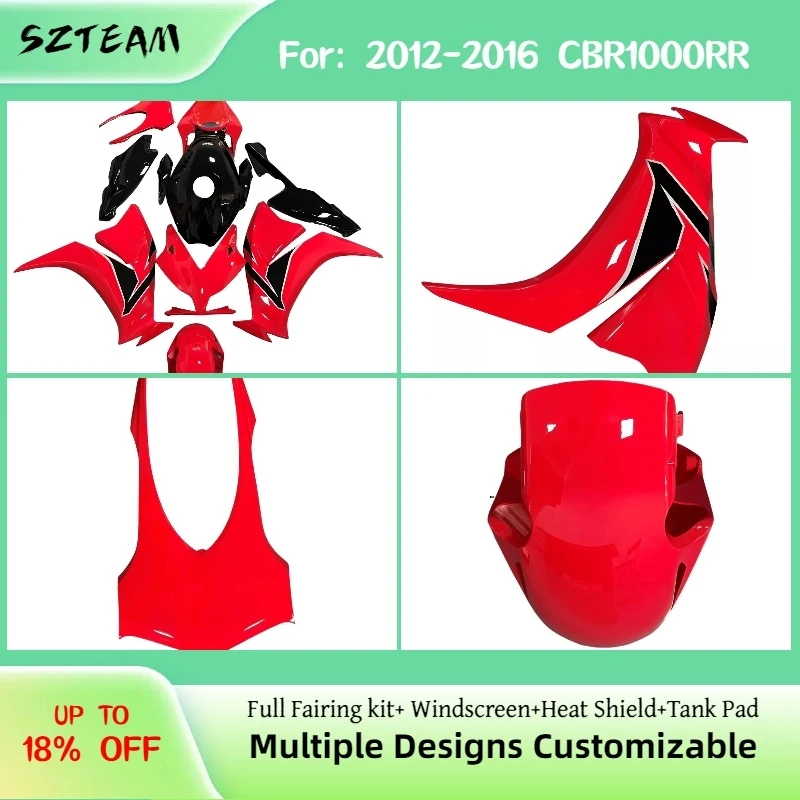 Комплект обтекателей для Honda CBR1000RR 2012-2016, пластик ABS, для спортивного мотоцикла, профессиональный
Комплект обтекателей для Honda CBR1000RR 2012-2016, пластик ABS, для спортивного мотоцикла, профессиональный