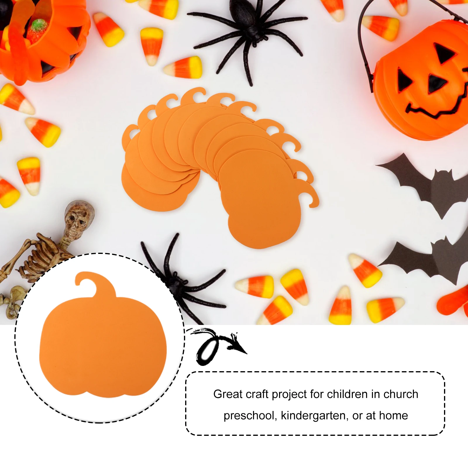 20pcs Pumpkin Decoration Kit DIY Foam Craft Supplies Blank Ornament Board Kids Project Church Preschool Home Practical Easy Make
20pcs Pumpkin Decoration Kit DIY Foam Craft Supplies Blank Ornament Board Kids Project Church Preschool Home Practical Easy Make