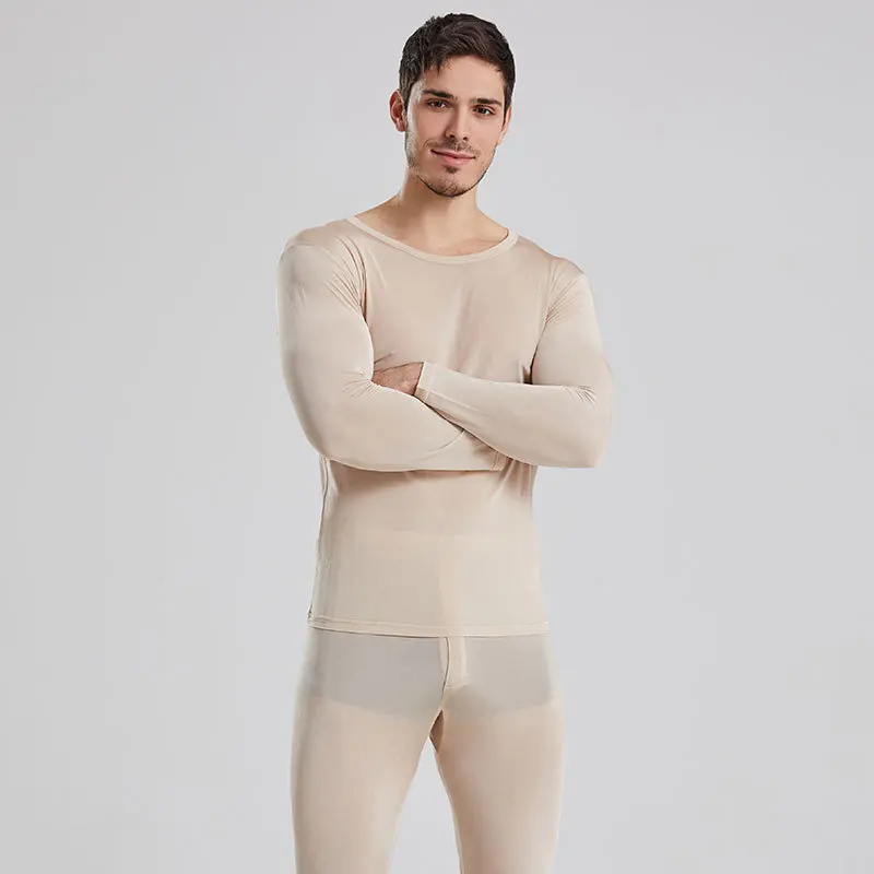 Men 100% Mulberry Silk Thermal Underwear Pajama Set Long Johns Base Layer Sets
Men 100% Mulberry Silk Thermal Underwear Pajama Set Long Johns Base Layer Sets