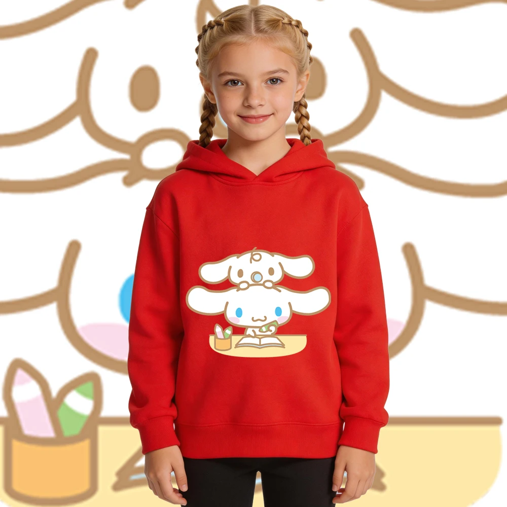 Толстовка с капюшоном из флиса для детей с принтом Cinnamoroll Study Time, теплая повседневная толстовка для мальчиков и девочек на осень и зиму
Толстовка с капюшоном из флиса для детей с принтом Cinnamoroll Study Time, теплая повседневная толстовка для мальчиков и девочек на осень и зиму