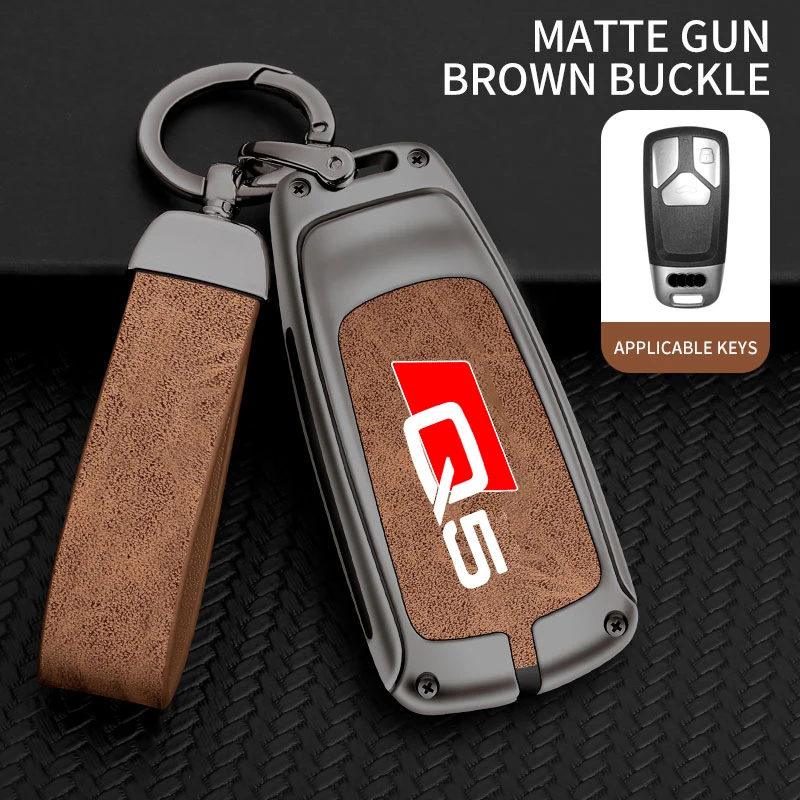 Zinc Alloy Leather Car Smart Control Key Cover Case Holder Shell for Audi Q5 Protector Keychain Bag Interior Accessories
Zinc Alloy Leather Car Smart Control Key Cover Case Holder Shell for Audi Q5 Protector Keychain Bag Interior Accessories