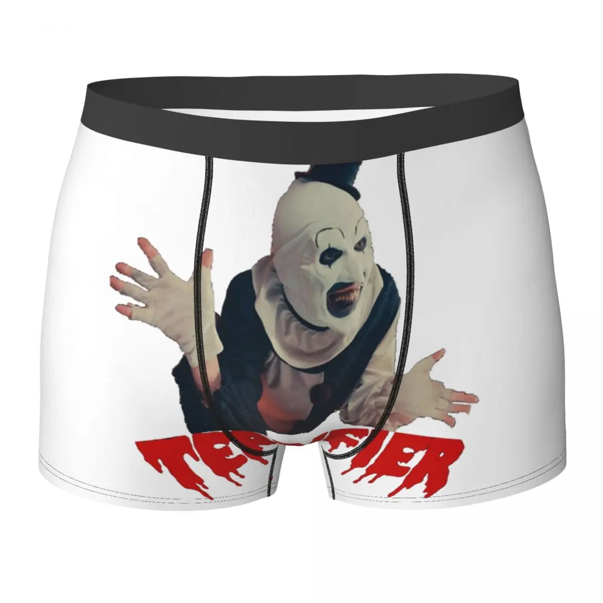 Нижнее белье Terrifier Art The Clow, сексуальные трусы из фильма ужасов, трусы-боксеры на заказ, мужские шорты-боксеры больших размеров
Нижнее белье Terrifier Art The Clow, сексуальные трусы из фильма ужасов, трусы-боксеры на заказ, мужские шорты-боксеры больших размеров