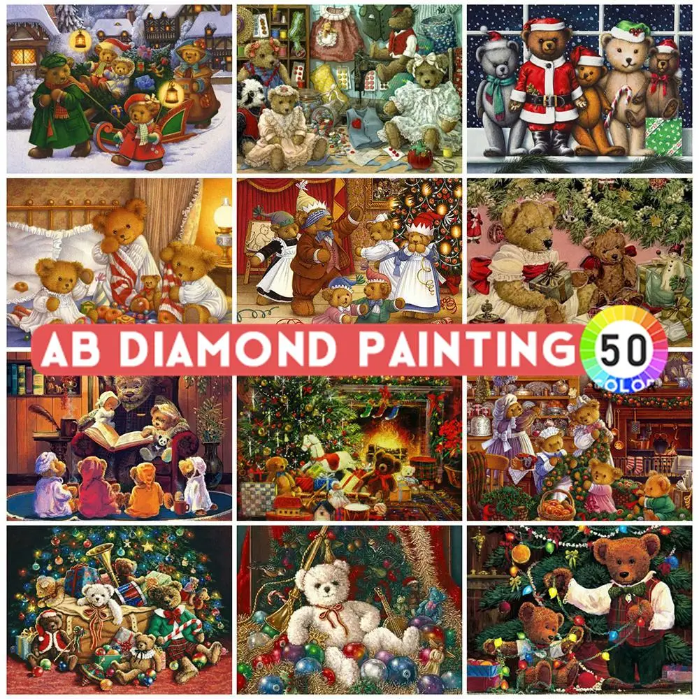 AB Drills Diamond Painting 5D Embroidery Christmas Bear Cartoon Beaded Needlework New Arrival Home Decor Wall Stickers Kit
AB Drills Diamond Painting 5D Embroidery Christmas Bear Cartoon Beaded Needlework New Arrival Home Decor Wall Stickers Kit