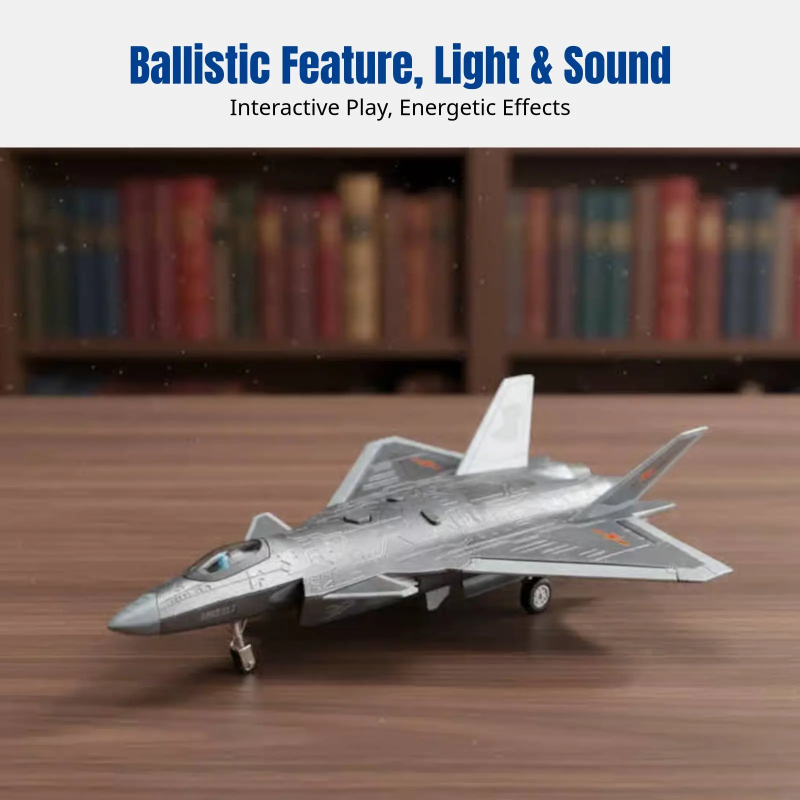 Большая модель истребителя J-20, из сплава, лицензионная, с открывающимся салоном, вооружением, светом и звуком, откатным механизмом, подставкой для демонстрации
Большая модель истребителя J-20, из сплава, лицензионная, с открывающимся салоном, вооружением, светом и звуком, откатным механизмом, подставкой для демонстрации