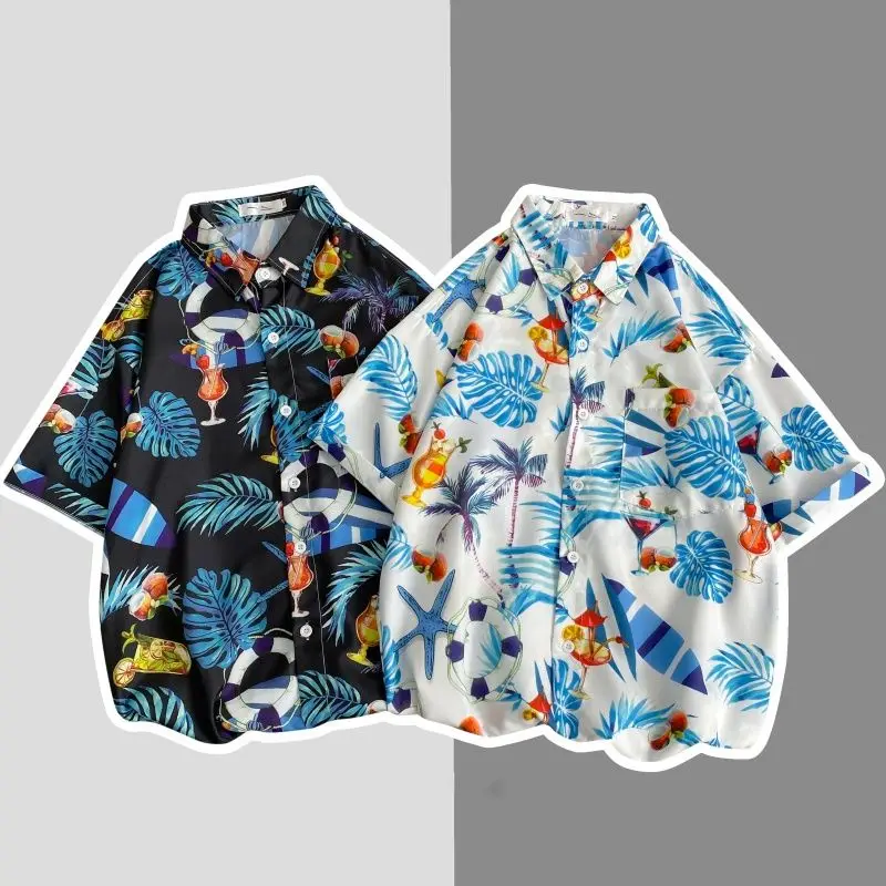 Hawaii Flower Men's Shirt Summer Thin Short Sleeve Loose Beach Style Retro Trendy Outerwear Polyester Standard Fit Short Sleeve
Hawaii Flower Men's Shirt Summer Thin Short Sleeve Loose Beach Style Retro Trendy Outerwear Polyester Standard Fit Short Sleeve