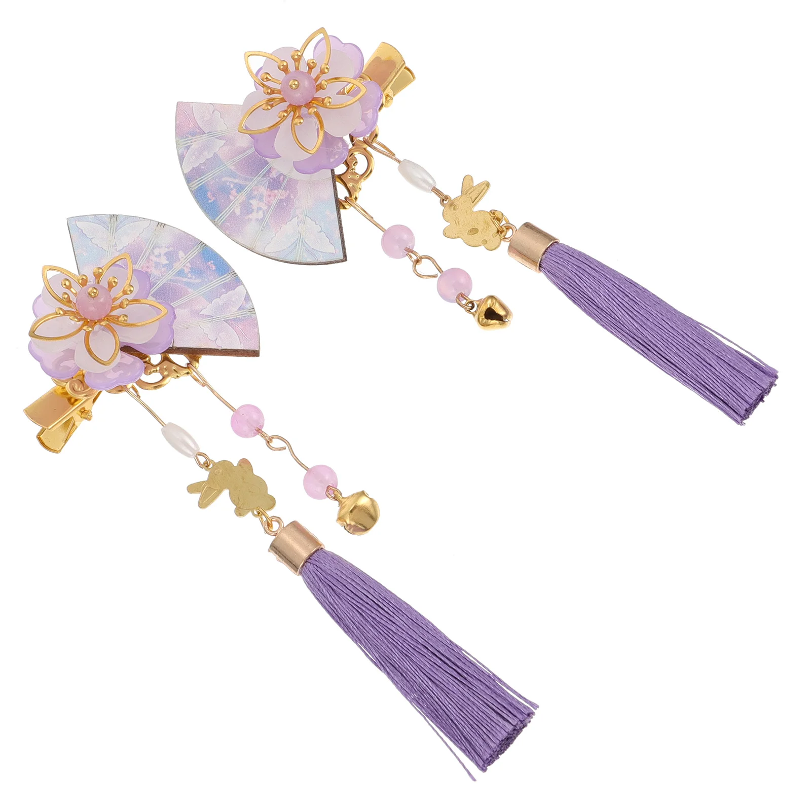 2Pcs Flower Hair Clip Fan Shape Hairpin Tassel Japanese Style Hair Accessory for Women Girls Party Wedding Fan Shape Hairpin
2Pcs Flower Hair Clip Fan Shape Hairpin Tassel Japanese Style Hair Accessory for Women Girls Party Wedding Fan Shape Hairpin