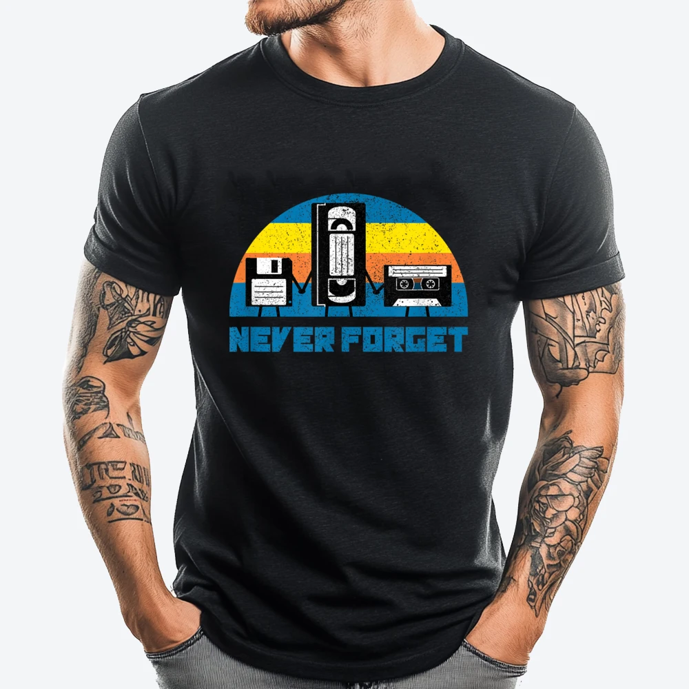 Vintage Never Forget I Audio Video Cassette Disc Vhs Funny Shirts Anime T Shirts Graphic Cotton Short Sleeve
Vintage Never Forget I Audio Video Cassette Disc Vhs Funny Shirts Anime T Shirts Graphic Cotton Short Sleeve