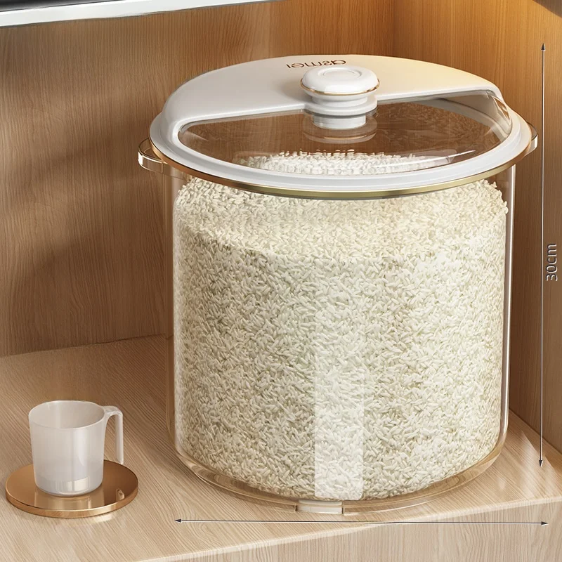 Large Capacity Rotating Rice Tub Food Grade Grain Storage Container round Covered Sealed Kitchen Storage Container for Home Use
Large Capacity Rotating Rice Tub Food Grade Grain Storage Container round Covered Sealed Kitchen Storage Container for Home Use