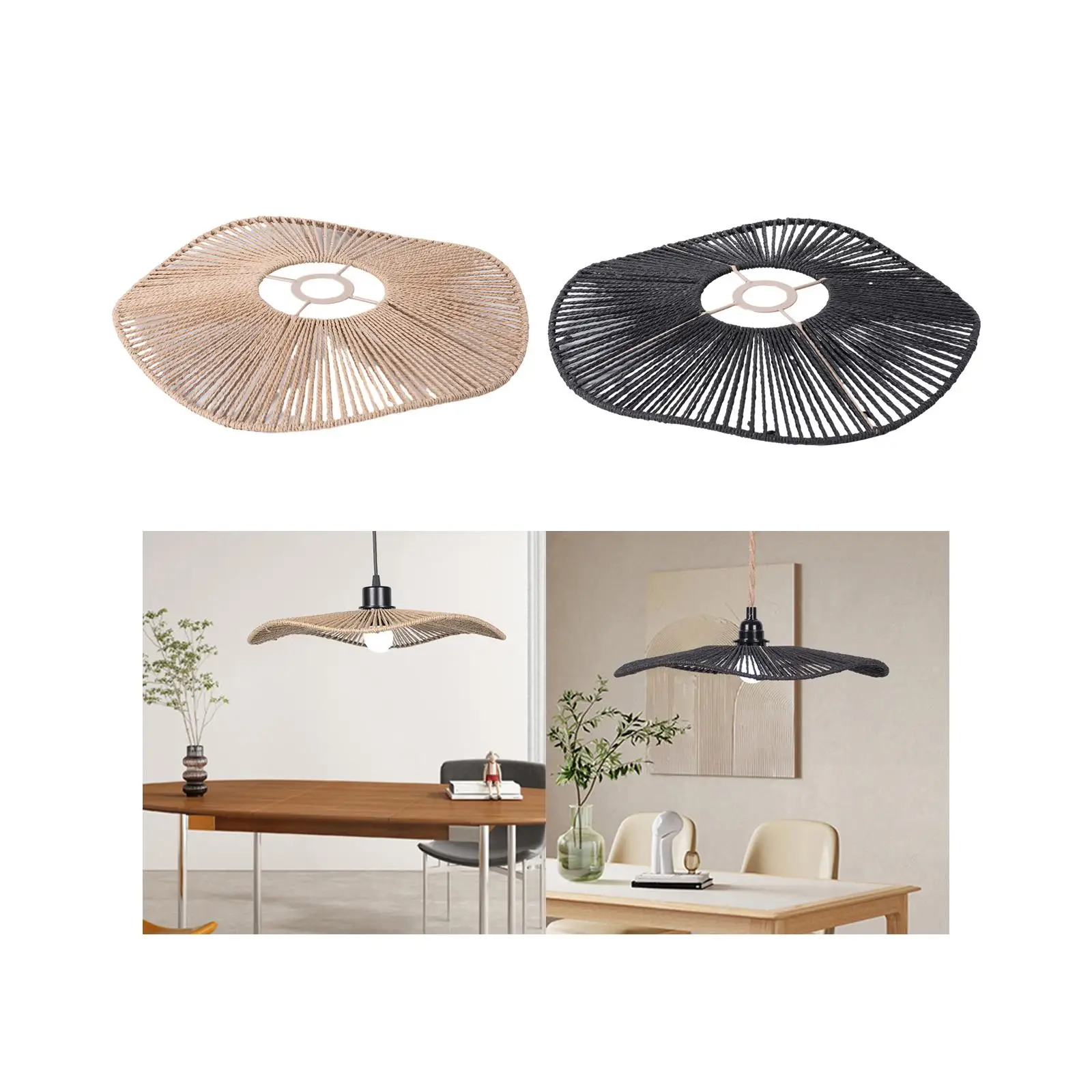 Woven Lamp Shade Chandelier Cover Ceiling Lamp Shade Boho Pendant Light Shade for Dining Room
Woven Lamp Shade Chandelier Cover Ceiling Lamp Shade Boho Pendant Light Shade for Dining Room