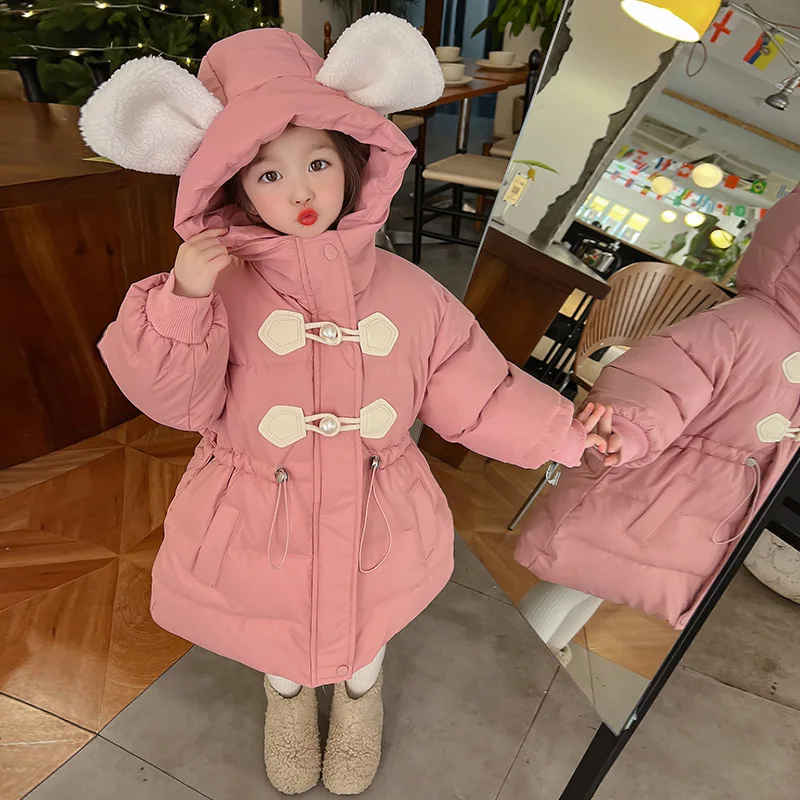 Girls Coat 2024 Winter New Childrens Clothes Korean Style Girl Baby Foreign Cute Solid Color Cotton Casual Simple Daily
Girls Coat 2024 Winter New Childrens Clothes Korean Style Girl Baby Foreign Cute Solid Color Cotton Casual Simple Daily