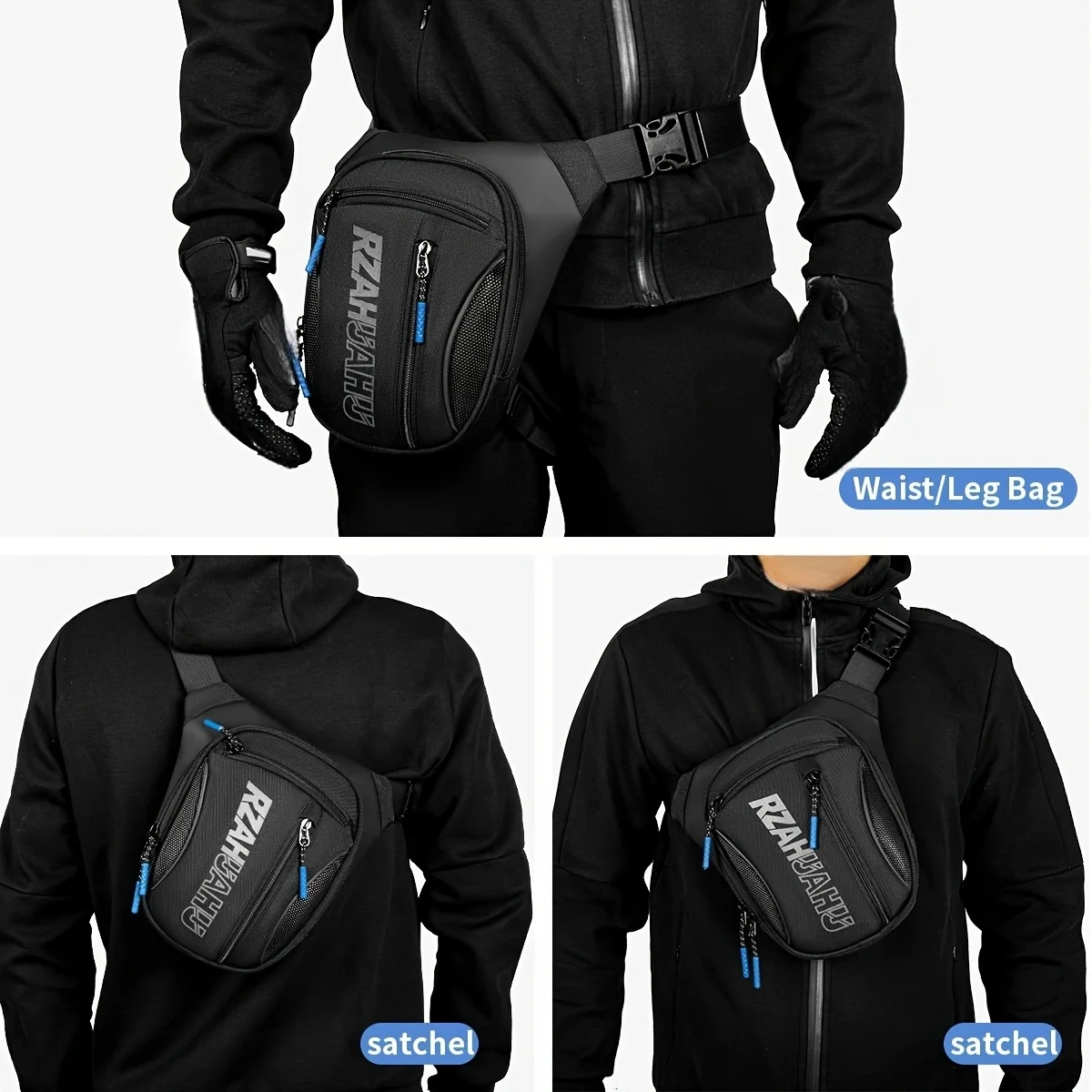 Multifunctional Motorcycle Waist Bag, Motorbike Versatile Leg Waist Bag, Riding Leg Pouch, Adjustable Outdoor Cross-Body Bag
Multifunctional Motorcycle Waist Bag, Motorbike Versatile Leg Waist Bag, Riding Leg Pouch, Adjustable Outdoor Cross-Body Bag