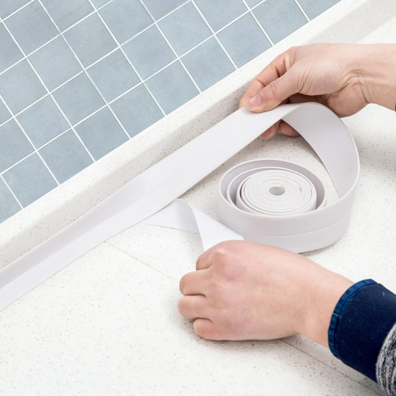 Bathroom Shower Sink Bath Sealing Strip Tape White PVC Self adhesive Waterproof Wall Sticker for Bathroom Kitchen Living Room
Bathroom Shower Sink Bath Sealing Strip Tape White PVC Self adhesive Waterproof Wall Sticker for Bathroom Kitchen Living Room