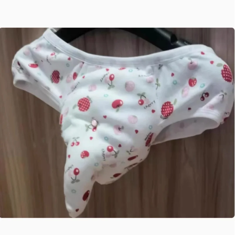 Handmade Sexy Mens Cotton Printed Briefs Underwear Breathable Comfy JJ Sheath Sissy Soft Panties BF Private Party Costumes
Handmade Sexy Mens Cotton Printed Briefs Underwear Breathable Comfy JJ Sheath Sissy Soft Panties BF Private Party Costumes