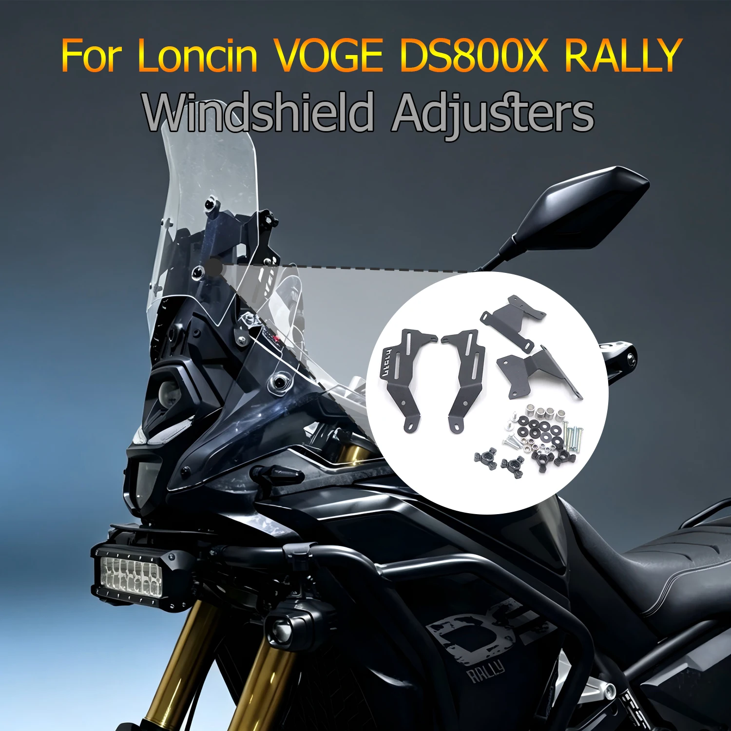 For VOGE DS800X RALLY Motorcycle Windscreen Height Adjustment Bracket Shockproof Durable Windshield Adjusters Bracket
For VOGE DS800X RALLY Motorcycle Windscreen Height Adjustment Bracket Shockproof Durable Windshield Adjusters Bracket