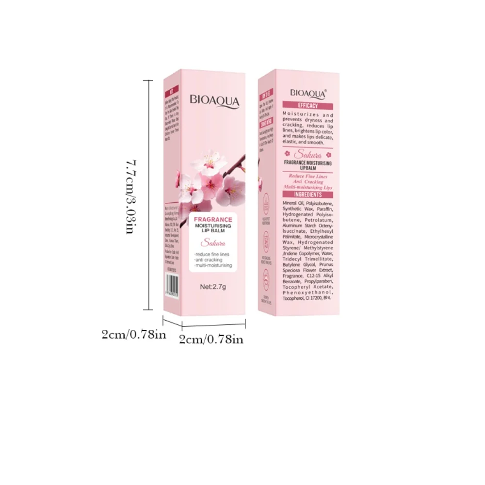 3pcs BIOAOUA Cherry Blossom Fragrance Nourishing Lip Balm Deep Hydration Moisturising Lip Care Lipstick Anti-Cracking Lip Mask
3pcs BIOAOUA Cherry Blossom Fragrance Nourishing Lip Balm Deep Hydration Moisturising Lip Care Lipstick Anti-Cracking Lip Mask