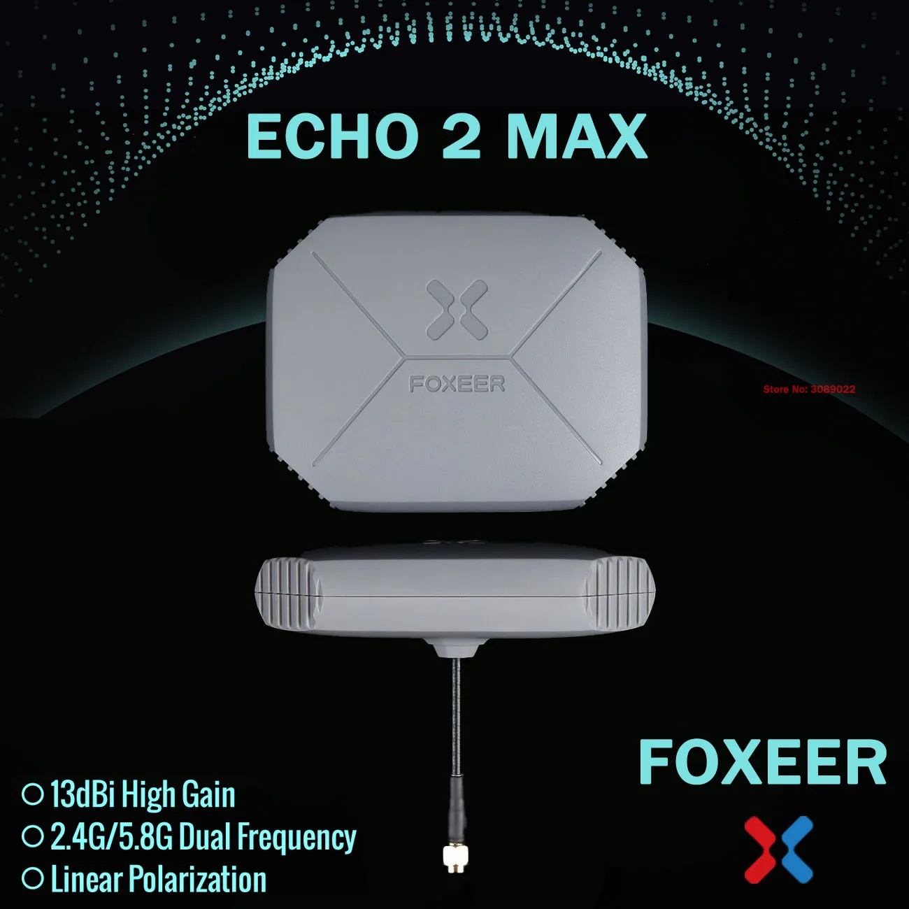 Foxeer Echo 2 Max 13dBi 5,8G/2,4G Двухчастотная Направленная антенна с высоким коэффициентом усиления FPV SMA/RPSMA для радиоуправляемого дрона с широким диапазоном FPV
Foxeer Echo 2 Max 13dBi 5,8G/2,4G Двухчастотная Направленная антенна с высоким коэффициентом усиления FPV SMA/RPSMA для радиоуправляемого дрона с широким диапазоном FPV