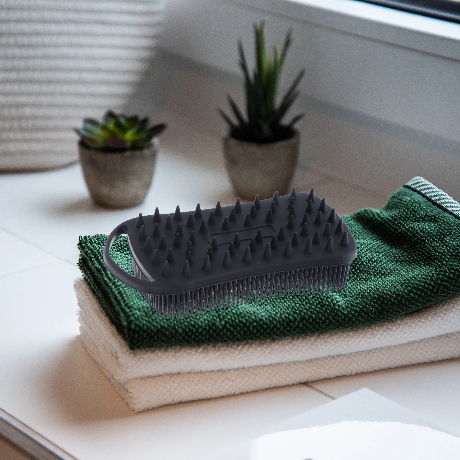 Body Bath Brush Dual-Sided Silicone Scrubber for Effective Exfoliation Bubble Back Wash Portable Household
Body Bath Brush Dual-Sided Silicone Scrubber for Effective Exfoliation Bubble Back Wash Portable Household