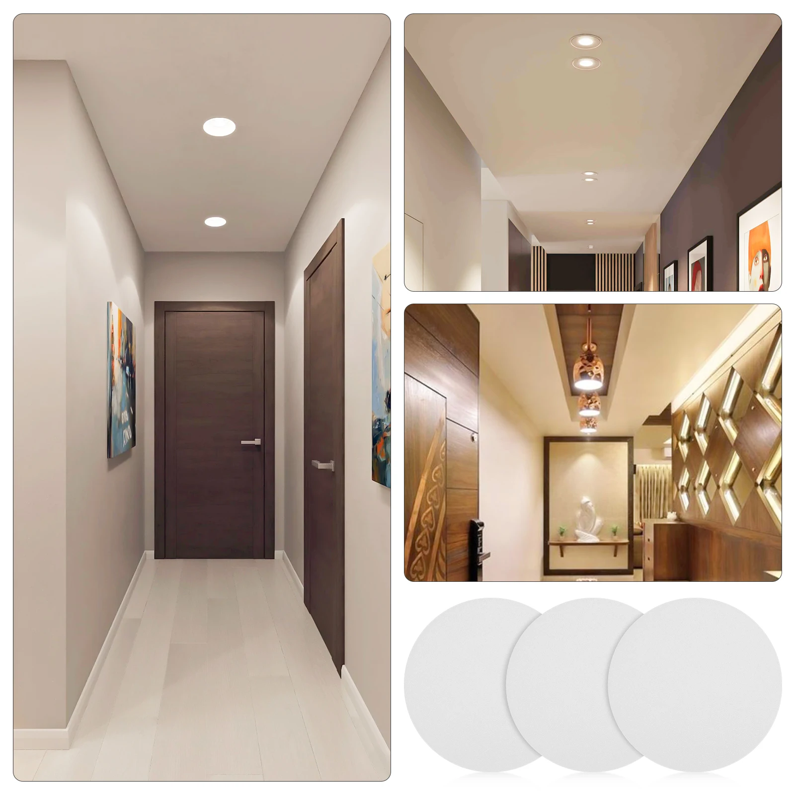 6pcs Anti Glare Diffuser Lamp Shade 5 Inch Diameter Dust Proof Replacement Downlight Cover Chandelier Ceiling Light Acrylic
6pcs Anti Glare Diffuser Lamp Shade 5 Inch Diameter Dust Proof Replacement Downlight Cover Chandelier Ceiling Light Acrylic
