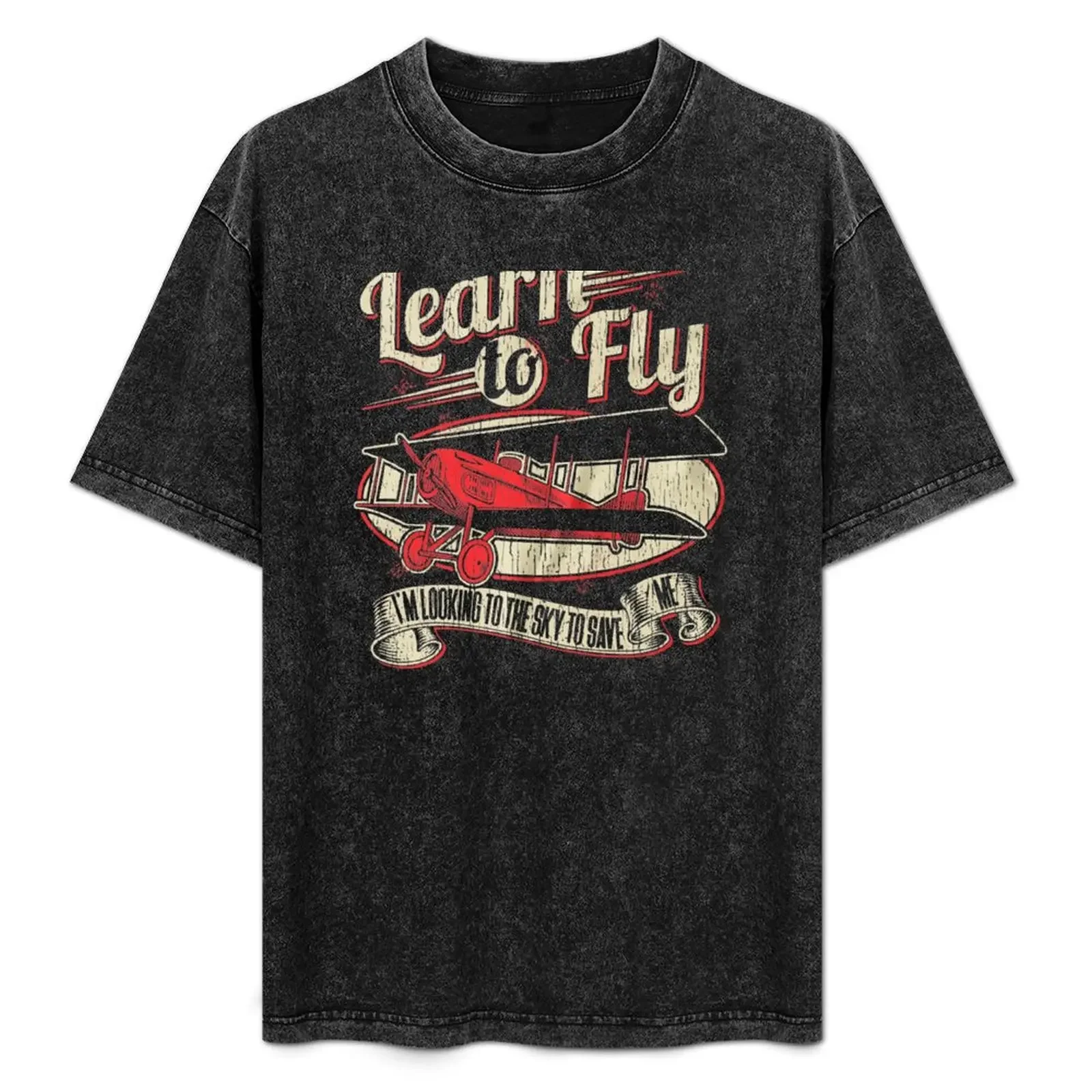 Learn to fly T-Shirt Summer Print Short Sleeve Tee
Learn to fly T-Shirt Summer Print Short Sleeve Tee