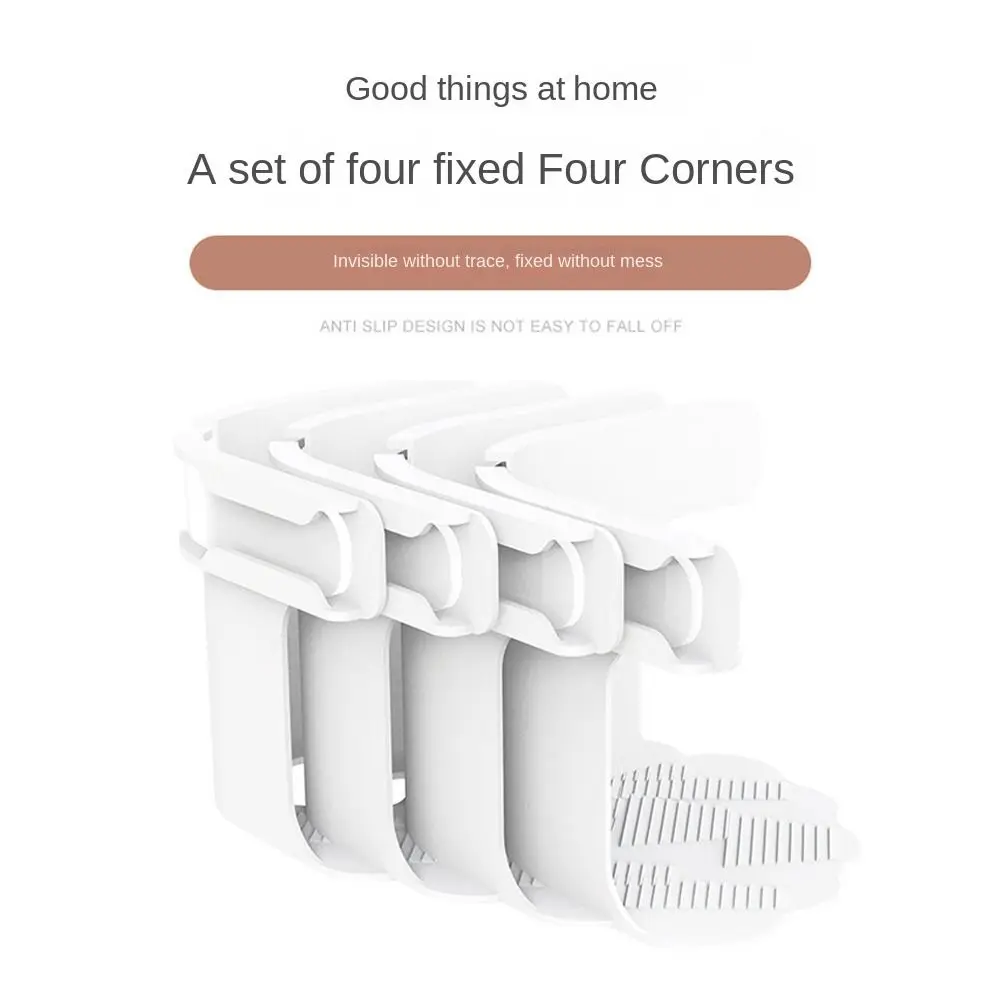 4pcs/set Card Slot Sheet Bed Cover Fixer Invisible with Lock Strips Bed Sheet Holder Anti-slip Adjustable Mattress Buckle
4pcs/set Card Slot Sheet Bed Cover Fixer Invisible with Lock Strips Bed Sheet Holder Anti-slip Adjustable Mattress Buckle