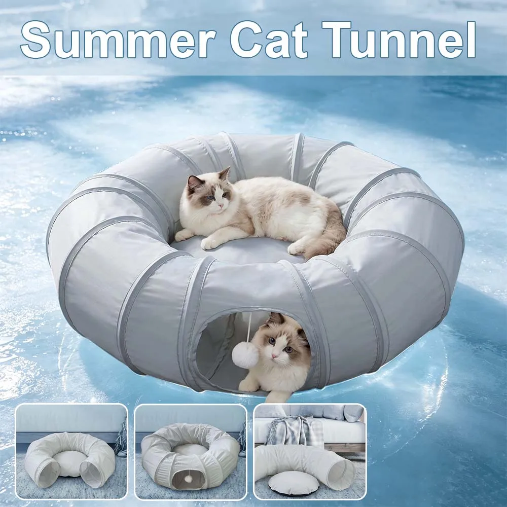 Breathcable Cat Tunnel Bed Foldable Pet Play Tent Kitten Hideaway Sleep Mat Portable Catwalk Tubing for Small Puppy Rabbit Cage
Breathcable Cat Tunnel Bed Foldable Pet Play Tent Kitten Hideaway Sleep Mat Portable Catwalk Tubing for Small Puppy Rabbit Cage