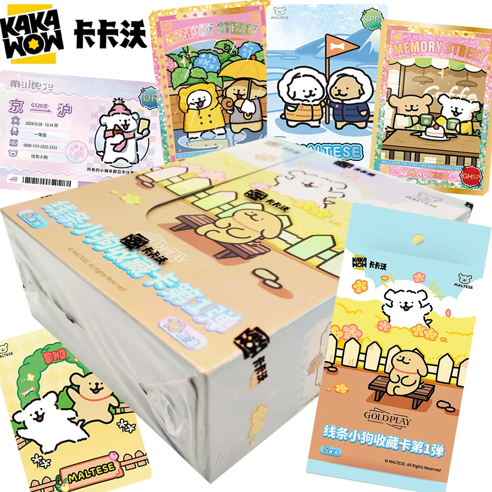 Original Kakawow Maltese Collection Cards Garden Theme Joyful and Lively Cute Cartoon Puppy Warm Friendship Cards Kid Hobby Gift
Original Kakawow Maltese Collection Cards Garden Theme Joyful and Lively Cute Cartoon Puppy Warm Friendship Cards Kid Hobby Gift