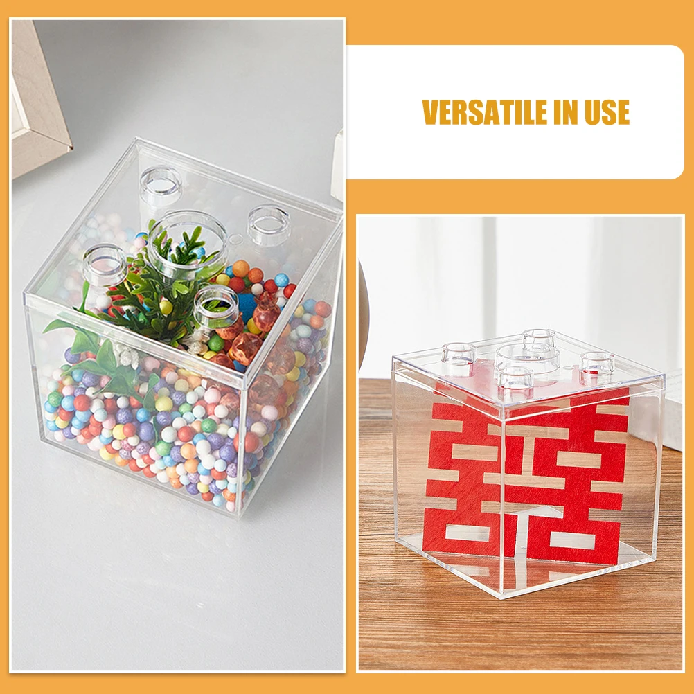 2 Pcs Plastic Storage Box Displaying Case with Lid Cube Boxes Clear Toy Action Figure
2 Pcs Plastic Storage Box Displaying Case with Lid Cube Boxes Clear Toy Action Figure