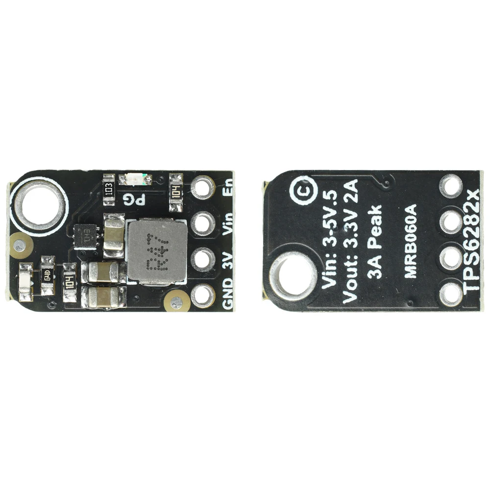 TLV62569 TPS62827 DC-DC Step-Down Converter Module 5.5V to 3.3V 1.2A/2A High Efficiency 90%-95% Soft Start Power Supply Board
TLV62569 TPS62827 DC-DC Step-Down Converter Module 5.5V to 3.3V 1.2A/2A High Efficiency 90%-95% Soft Start Power Supply Board
