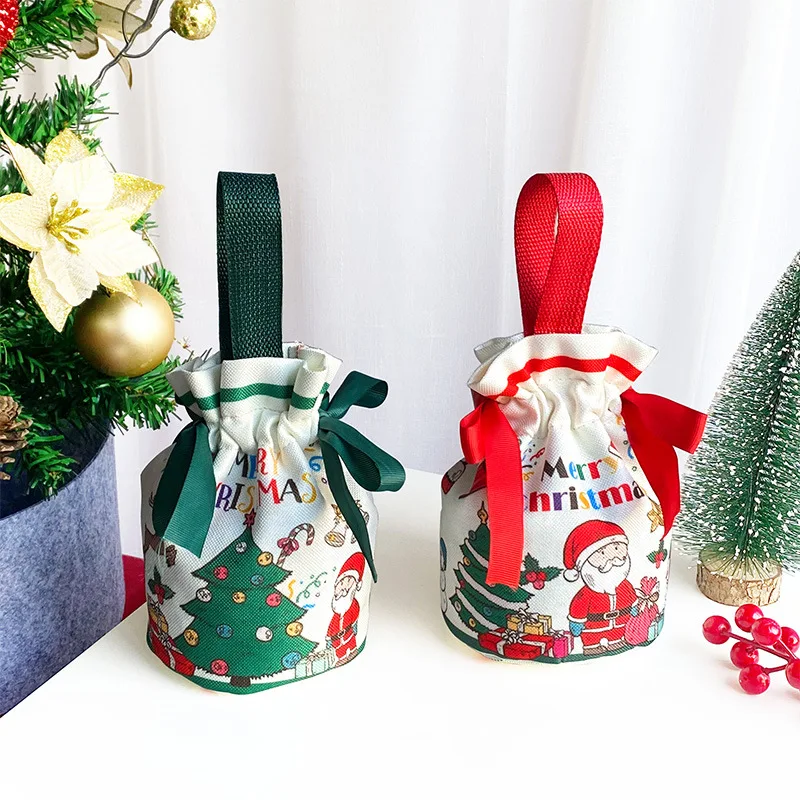 Christmas Gift Bags Santa Claus Christmas Tree Canvas Tote Bag Candy Apple Storage Bag for Xmas New Year Party Decoration
Christmas Gift Bags Santa Claus Christmas Tree Canvas Tote Bag Candy Apple Storage Bag for Xmas New Year Party Decoration