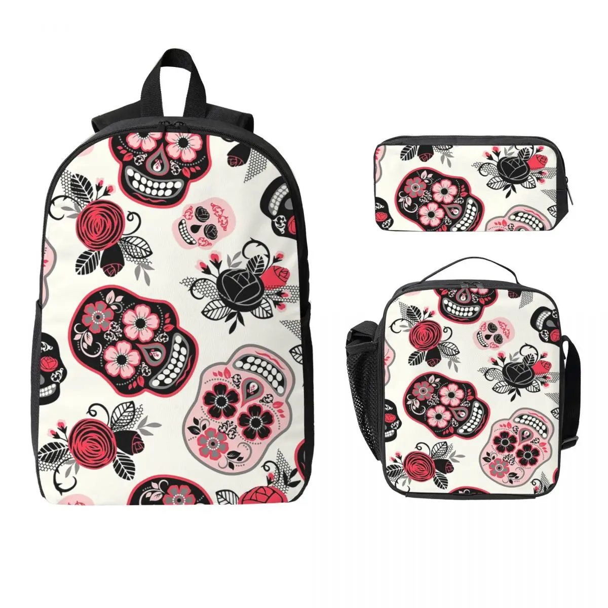 Day Of The Dead Skulls And Roses Backpack Boys Girls BookBag School Bag Laptop Shoulder Bags 3ps Insulated Lunch Bag Pencil Case
Day Of The Dead Skulls And Roses Backpack Boys Girls BookBag School Bag Laptop Shoulder Bags 3ps Insulated Lunch Bag Pencil Case