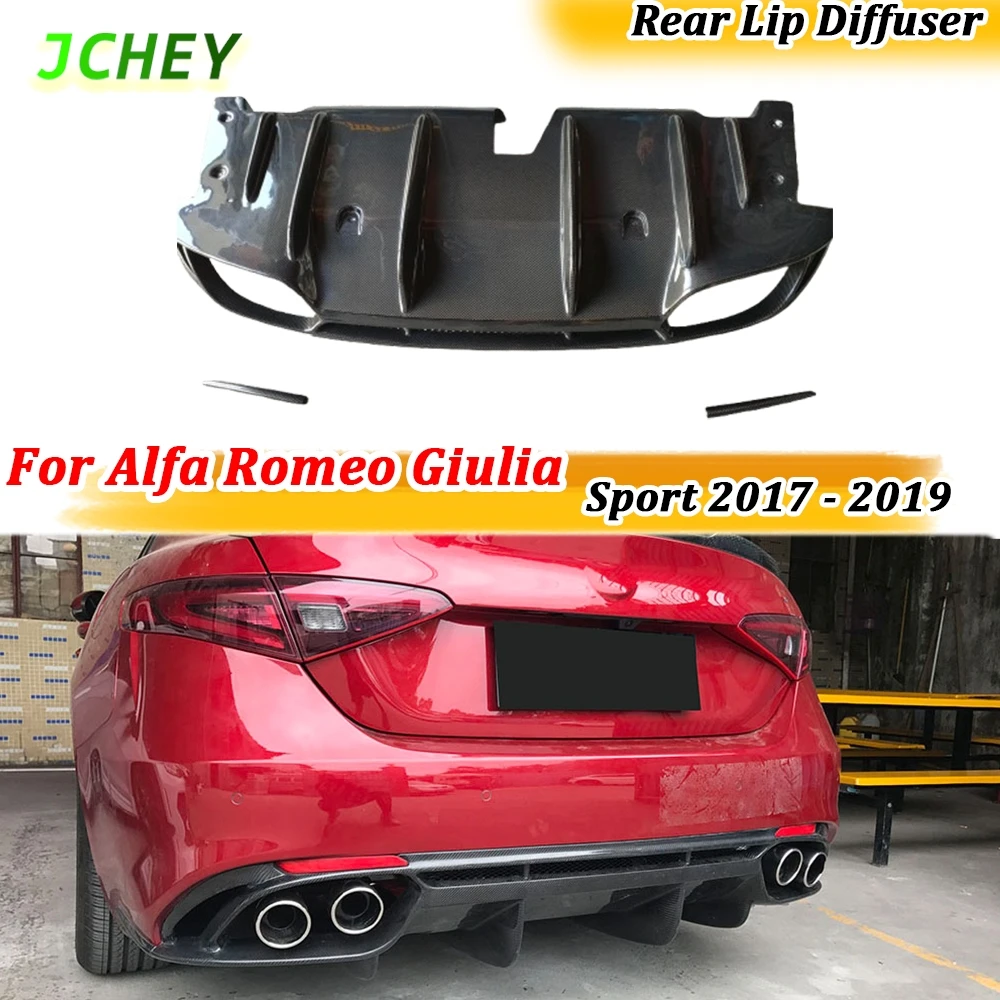 Carbon Fiber Rear Bumper Diffuser for Alfa Romeo Giulia Sport Lip Spoiler Bumper Guard Car Body Kit 2017 2018 2019 Car Styling
Carbon Fiber Rear Bumper Diffuser for Alfa Romeo Giulia Sport Lip Spoiler Bumper Guard Car Body Kit 2017 2018 2019 Car Styling