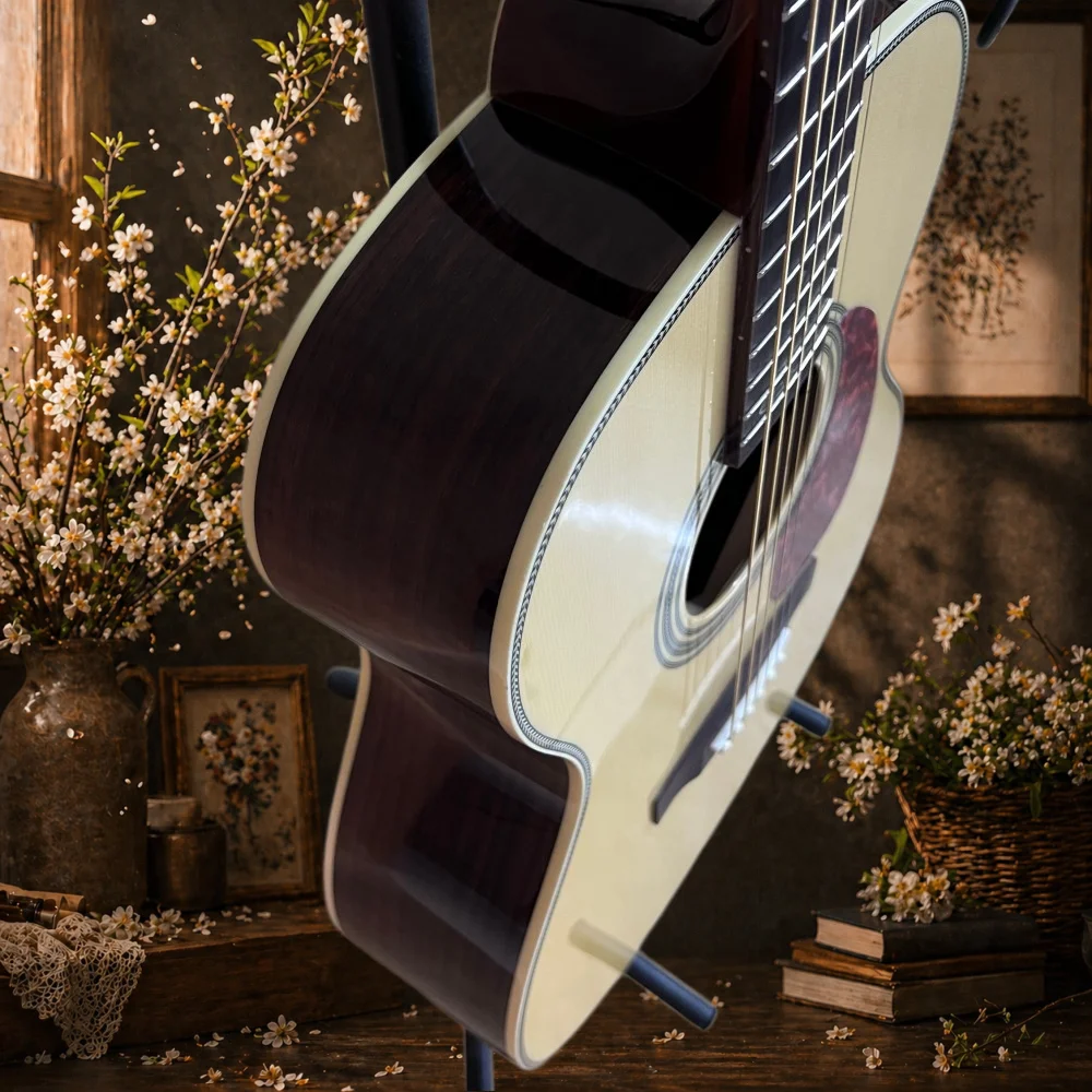 Natural Wood 00028EC Acoustic Guitar Rosewood Fingerboard 6 Strings 20 Frets with Spruce Top
Natural Wood 00028EC Acoustic Guitar Rosewood Fingerboard 6 Strings 20 Frets with Spruce Top