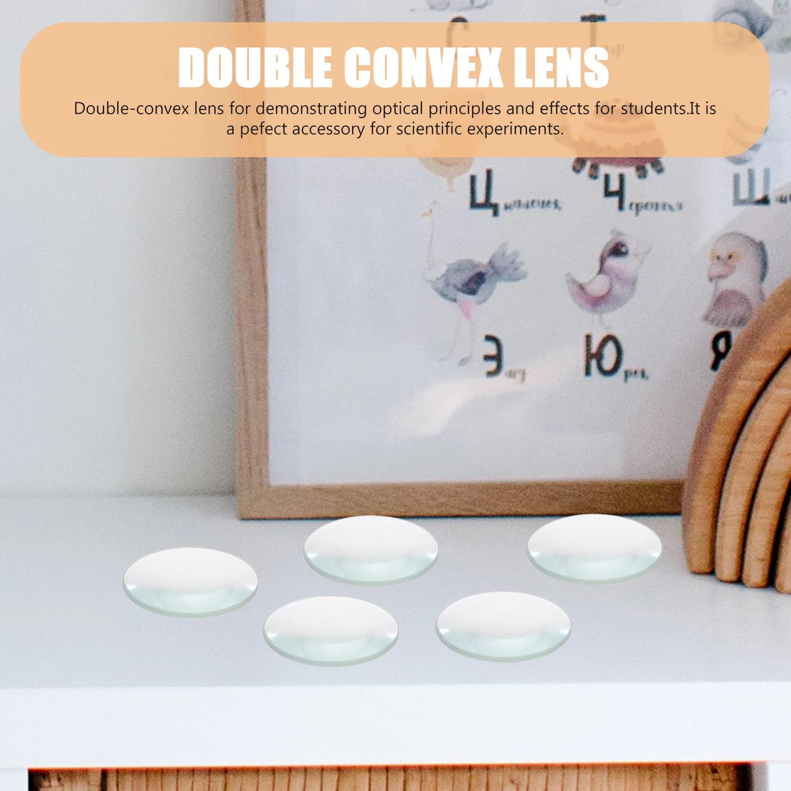 5Pcs Optical Glass Double Convex Lenses for Scientific Experiments Dia 50mm Focal Length 100mm High Performance
5Pcs Optical Glass Double Convex Lenses for Scientific Experiments Dia 50mm Focal Length 100mm High Performance