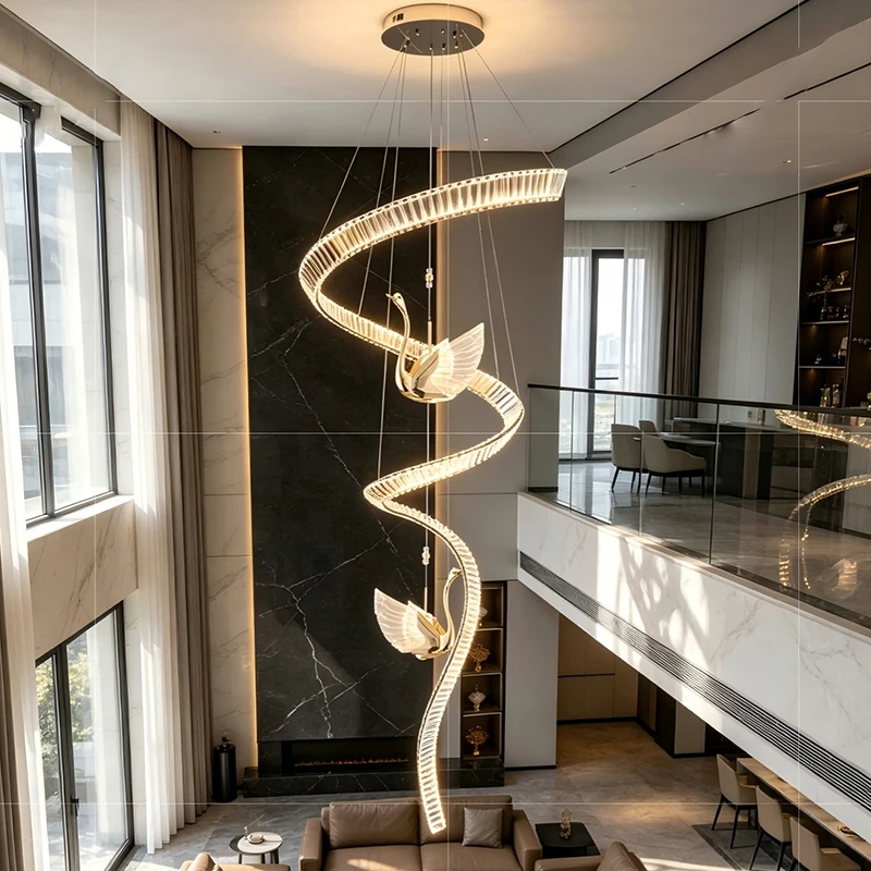 Modern LED Pendant Light Nordic Style Stair Chandelier Indoor Ceiling Lamp for Home Living Room Bedroom
Modern LED Pendant Light Nordic Style Stair Chandelier Indoor Ceiling Lamp for Home Living Room Bedroom