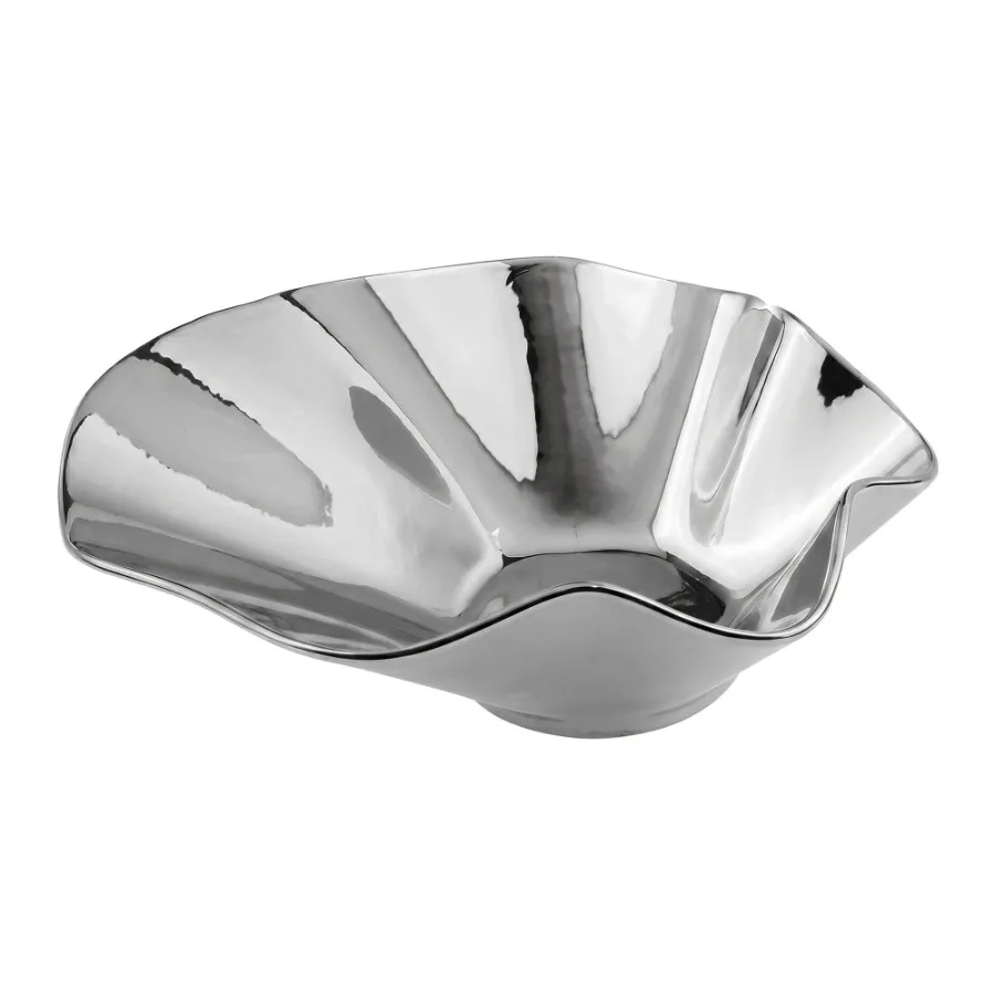 Ceramic Artistic Underglaze Serving Bowl Silver 10.2" x 8.7" x 3.5"
Ceramic Artistic Underglaze Serving Bowl Silver 10.2" x 8.7" x 3.5"