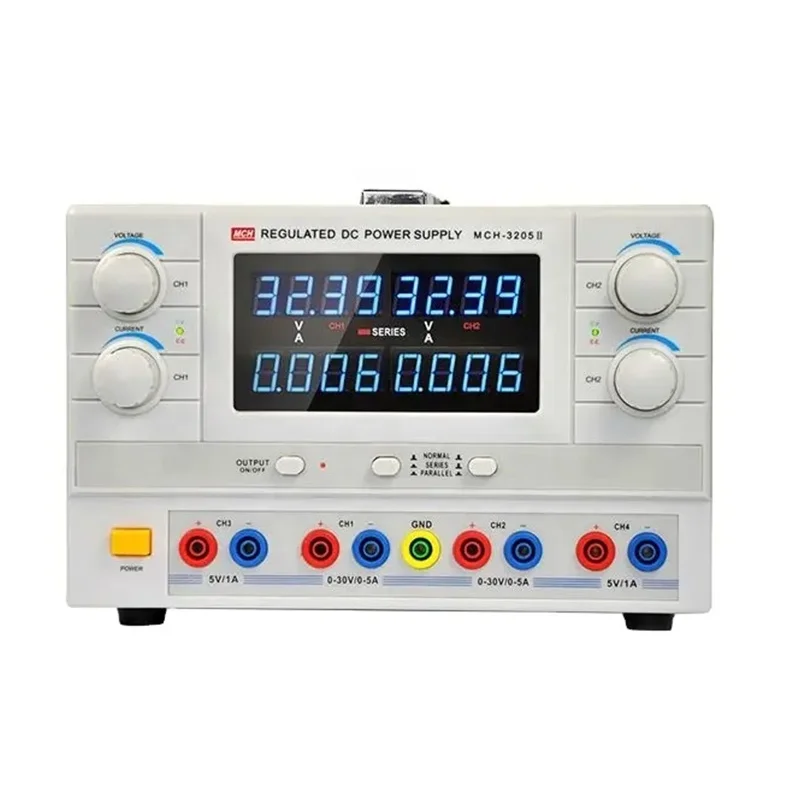 30V 3A DC Power Supply Dual Channel Adjustable Linear Power Supply MCH-303D-II 
30V 3A DC Power Supply Dual Channel Adjustable Linear Power Supply MCH-303D-II
