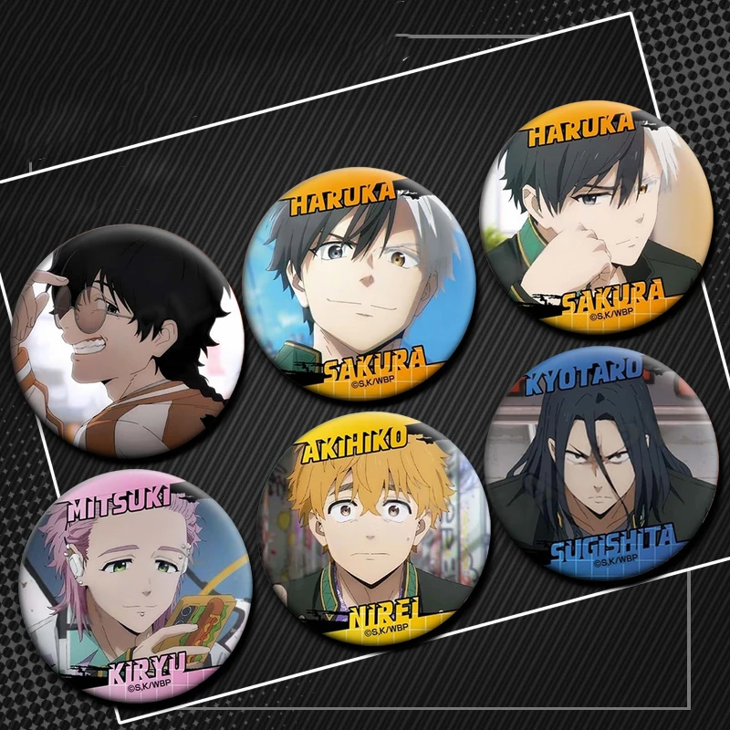 58mm Funny Anime Wind Breaker Enamel Pins Haruka Sakura Hajime Umemiya Badge Cartoon Round Brooches for Bag Clothing Decor Gifts
58mm Funny Anime Wind Breaker Enamel Pins Haruka Sakura Hajime Umemiya Badge Cartoon Round Brooches for Bag Clothing Decor Gifts